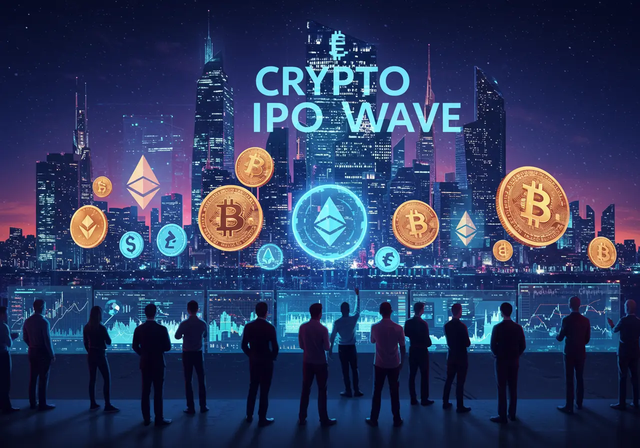 crypto, ipo wave , figure, blockchain, news